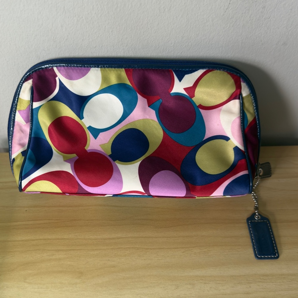 Coach cosmetic bag